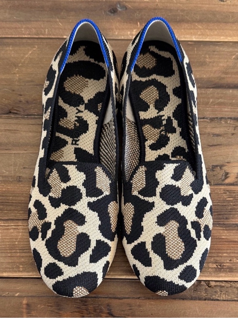 Rothy's Almond Loafer - Big Cat Leopard Print